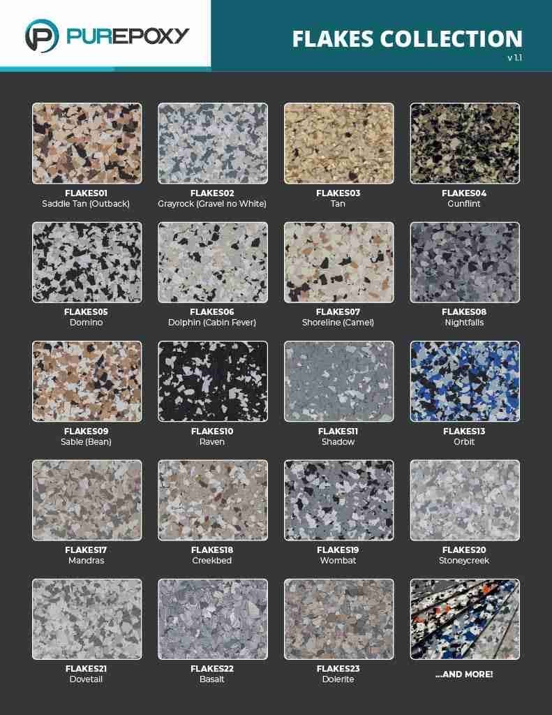 FLOORING COLOURS TO CHOOSE FROM